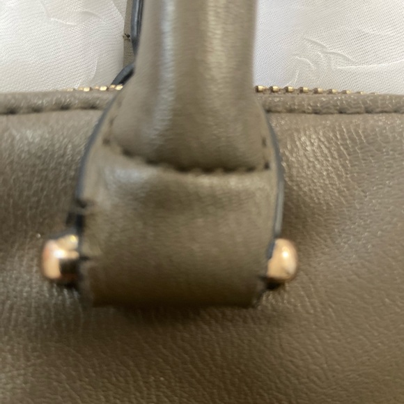 Christian Siriano Satchel Purse Green Gold Handbag - Picture 16 of 16